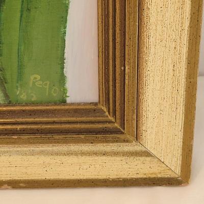 Two Original Flower Paintings by Peg Ozzard (M-DW)