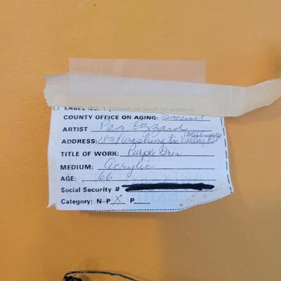 Two Original Flower Paintings by Peg Ozzard (M-DW)