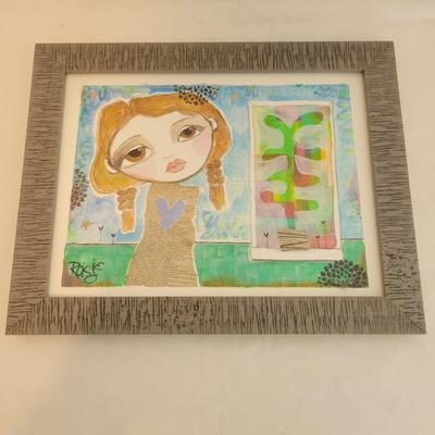 "Grateful, Growing Thing" Original Art by Ras Jacobson (M-DW)