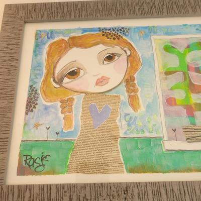 "Grateful, Growing Thing" Original Art by Ras Jacobson (M-DW)