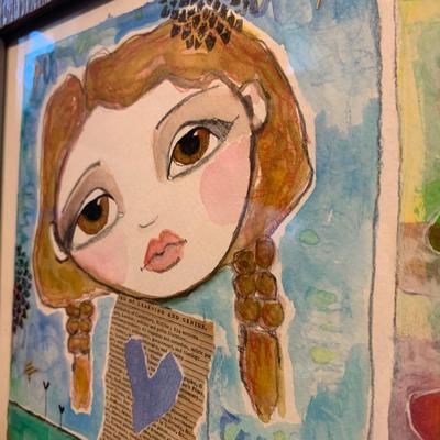 "Grateful, Growing Thing" Original Art by Ras Jacobson (M-DW)