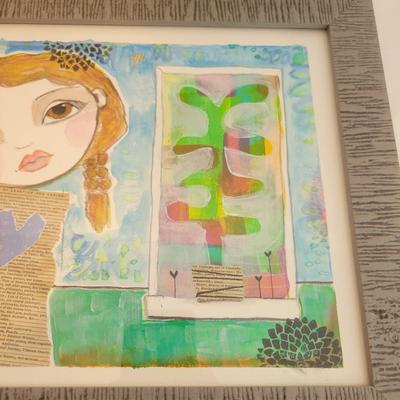 "Grateful, Growing Thing" Original Art by Ras Jacobson (M-DW)