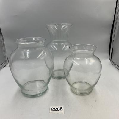 Glass vases