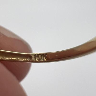 Seven 14k, 10k and 925 Colored Stone Rings (B4-MK)