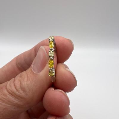 Seven 14k, 10k and 925 Colored Stone Rings (B4-MK)