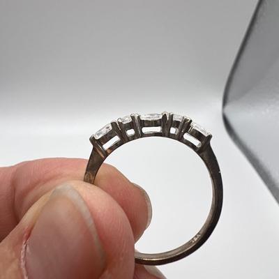 Seven 14k, 10k and 925 Colored Stone Rings (B4-MK)