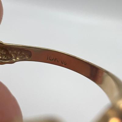 Seven 14k, 10k and 925 Colored Stone Rings (B4-MK)