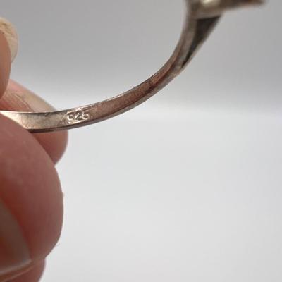 Seven 14k, 10k and 925 Colored Stone Rings (B4-MK)