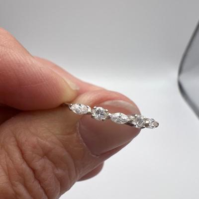 Seven 14k, 10k and 925 Colored Stone Rings (B4-MK)