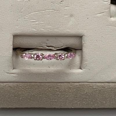 Seven 14k, 10k and 925 Colored Stone Rings (B4-MK)