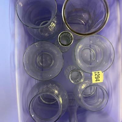 Glass vases lot