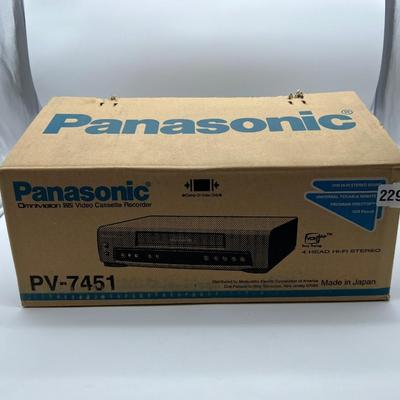 Panasonic vcr