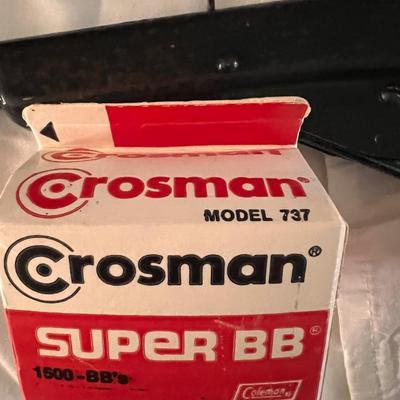 BB Air Rifle with New Box Crosman Pellets