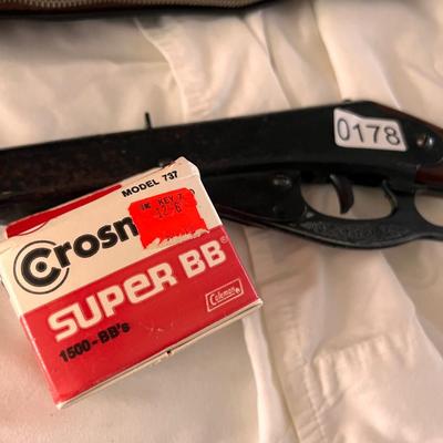 BB Air Rifle with New Box Crosman Pellets