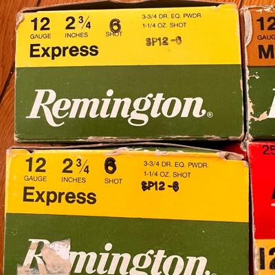 Lot 9 Boxes Shot Gun Shells - Long Range, Buck Shot, Shur Shot