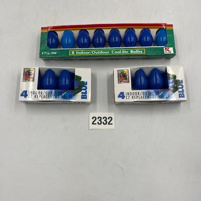 Blue bulbs