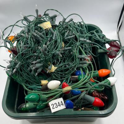Christmas lights lot
