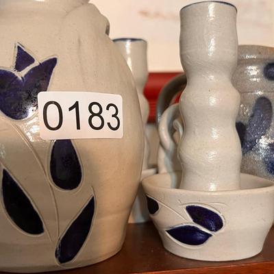 Vintage Pottery Lot - Williamsburg & Rowe Pottery Works