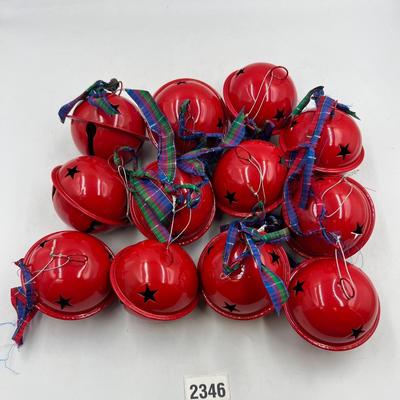 Big Christmas bell ornaments