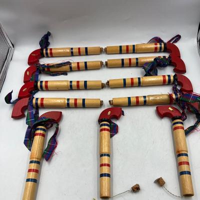 Wooden Cane decorations