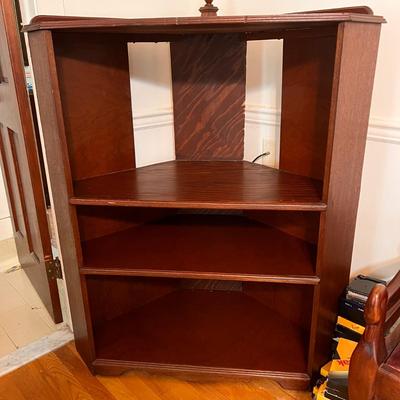 Corner Media Cabinet Shelf TV Stand
