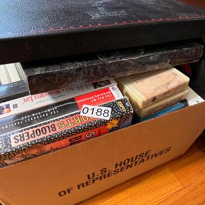 Vintage Mixed Lot CDs, Records, LPs, VHS, DVD, 8 Tracks