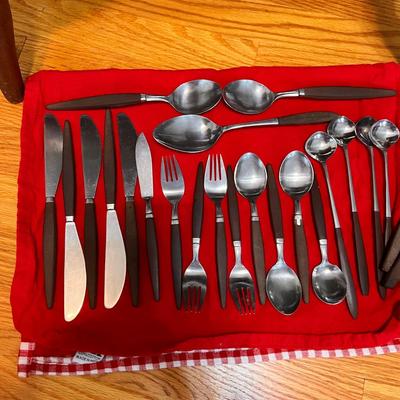 MCM Decorative Lot - Bench, Utensils, Vases, etc.