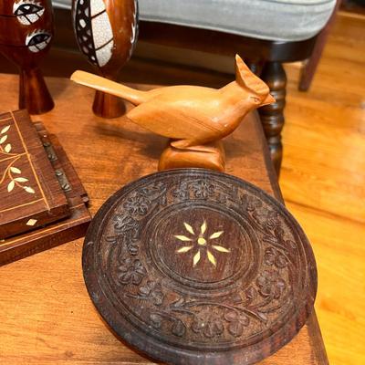 MCM Decorative Lot - Bench, Utensils, Vases, etc.
