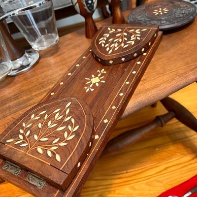 MCM Decorative Lot - Bench, Utensils, Vases, etc.