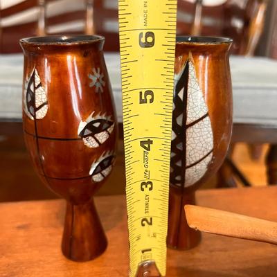 MCM Decorative Lot - Bench, Utensils, Vases, etc.
