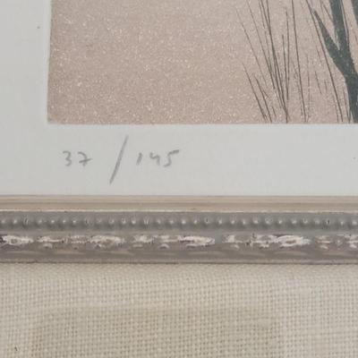 Framed Pencil Signed and Numbered Print (M-DW)