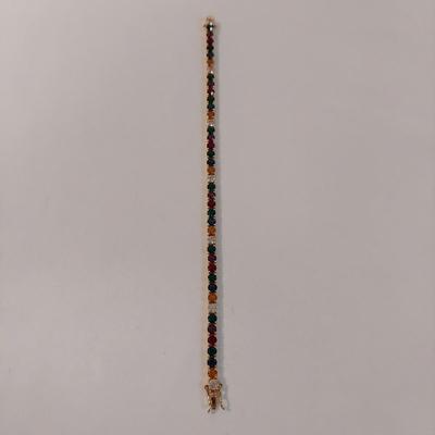 Multicolored Gem Bracelets and More, incl. 925 (B4-BBL)