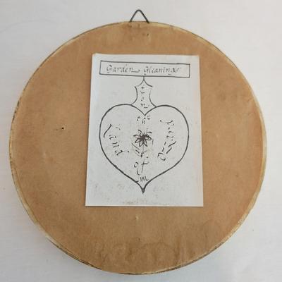 Framed Dried Flowers and an Italian Waste Bin (M-DW)