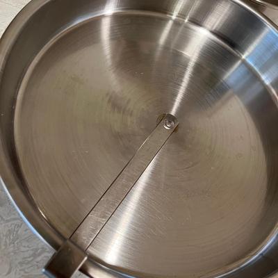 Stainless steel pie pan
