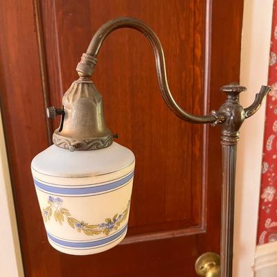 Antique Floor Bridge Lamp