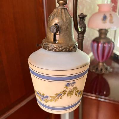 Antique Floor Bridge Lamp