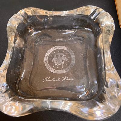 Vintage Congress, House of Rep, Pres. Souvenirs - VP Nixon Ashtray