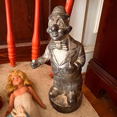 Antique Vintage Kids Lot - Toys, Dolls, Rocking Chair, Paint Set