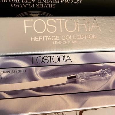 Lot NIB Kitchen Serving Ware - Fostoria, Heritage, Circleware