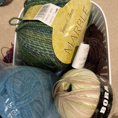 Small lot of miscellaneous yarn