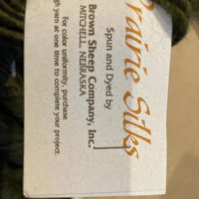 12 bundles of Prairie Silks yarn