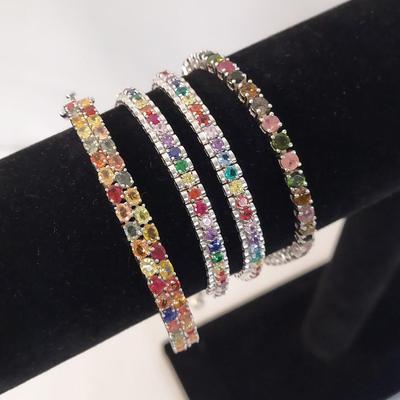 Sterling Silver Stackable Gemstone Rings and More (B4-BBL)