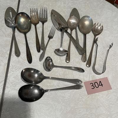 Lot of serving utensils