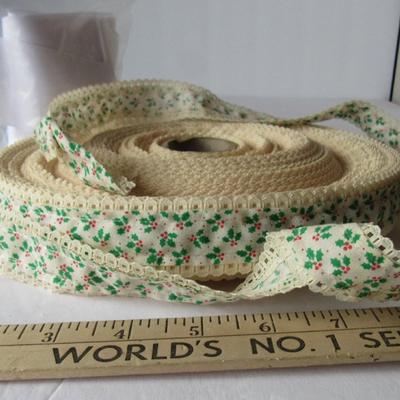 Lot 372:  Huge Roll of Fancy Ribbon