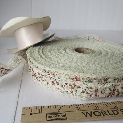Lot 374:  Large Roll Fancy Ribbon
