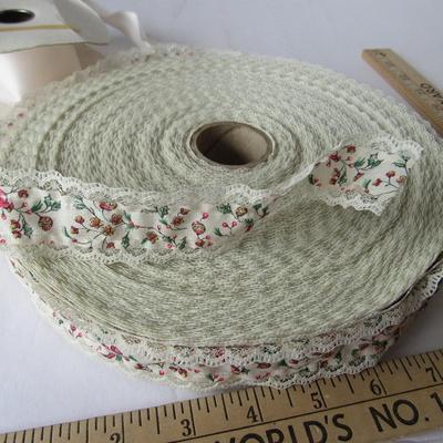 Lot 374:  Large Roll Fancy Ribbon