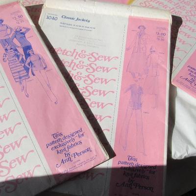 Lot 376:  Large Lot of Vintage Sewing Patterns