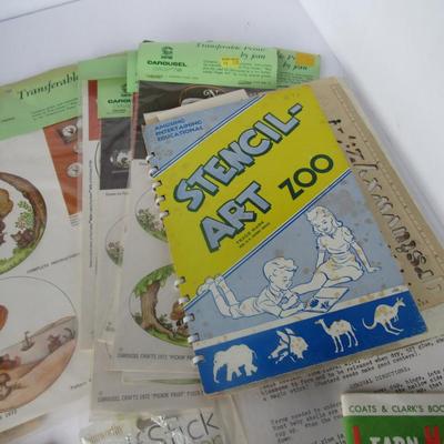 Lot 379: Lot of Various Stencils, Boarders, Decals, Instructions, More