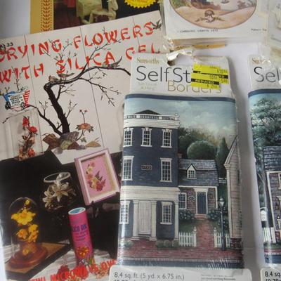 Lot 379: Lot of Various Stencils, Boarders, Decals, Instructions, More