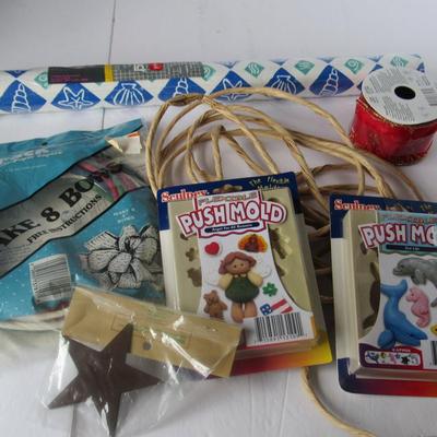 Lot 381: Lot of Various Craft Items, Push Molds, Contact Paper, More
